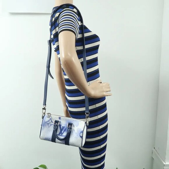 Authentic Louis Vuitton Bella Monogram Watercolor Canvas Satchel 2210-121424 - Picture 12 of 12